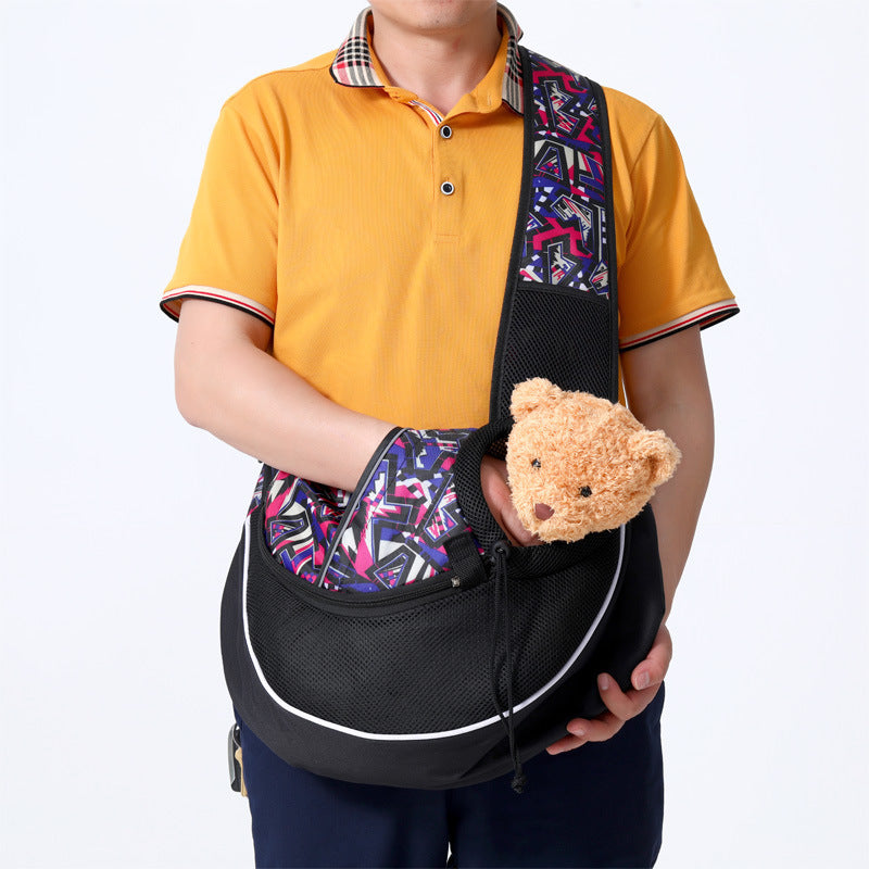 Stylish Outdoor Crossbody Pet Carrier – Portable & Trendy for everyone - Pet Buddy Boutique