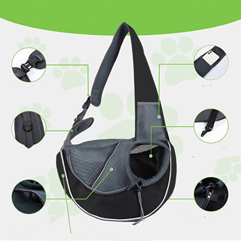 Stylish Outdoor Crossbody Pet Carrier – Portable & Trendy for everyone - Pet Buddy Boutique
