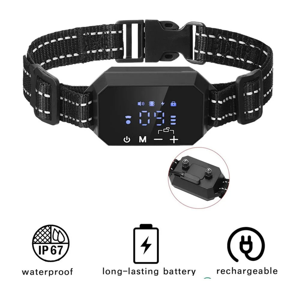 Advanced waterproof 1000m GPS Dog Fence & Collar with 3280 Ft Range - Rechargeable