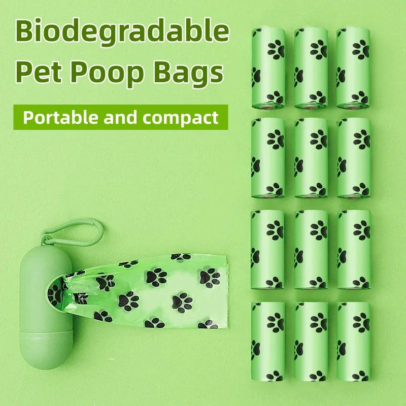 Eco-Friendly Biodegradable Pet Waste Bags, Scented, Bulk with Dispenser - Pet Buddy Boutique