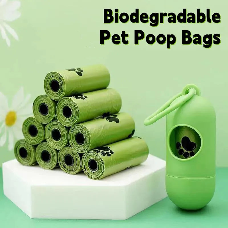 Eco-Friendly Biodegradable Pet Waste Bags, Scented, Bulk with Dispenser - Pet Buddy Boutique